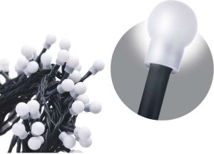 Lampki choinkowe Emos 200 LED białe zimne 1