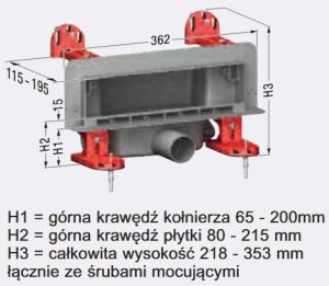 Kessel Odpływ liniowy z rusztem ścienny Scada Wave z podświetleniem LED 30cm (48003.43) 3