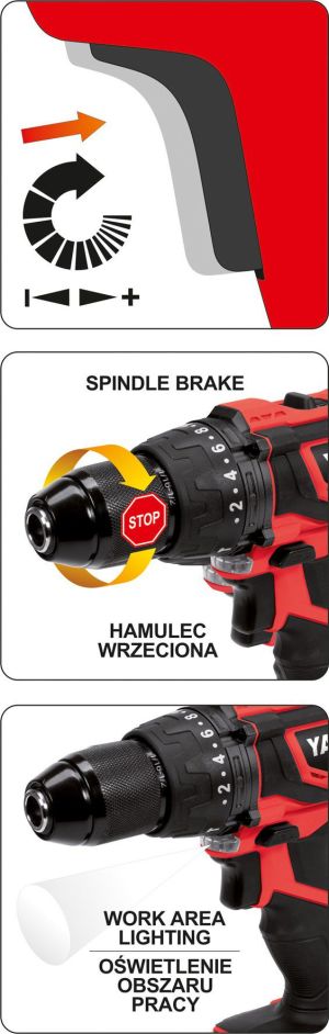 Wiertarko-wkrętarka Yato YT-82787 18V 5