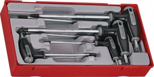 Teng Tools Zestaw kluczy trzpieniowych torx typ T T10 - T40 z otworem 7szt. (68920107) 1