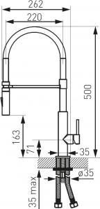 Bateria kuchenna Ferro Libretto stojąca czarna (5902194953788) 2
