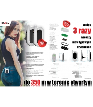 Zamel Przycisk bezprzewodowy hermetyczny BULIK II PDH-240 (SUN10000436) 2