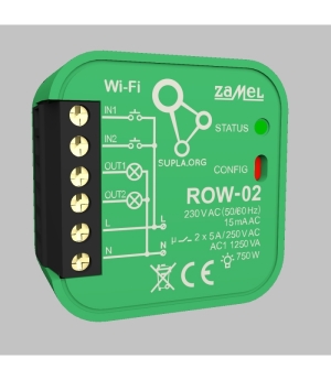 Zamel SUPLA Odbiornik dopuszkowy WI-FI 2-kanałowy dwukierunkowy (ROW-02 SPL10000003) 6