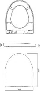 Deska sedesowa Cersanit Parva (5902115705366) 2