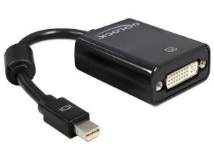 Adapter AV Delock DisplayPort Mini - DVI-I czarny (65098) 1