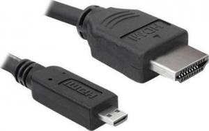 Kabel Delock HDMI Micro - HDMI 1m czarny (82661) 1