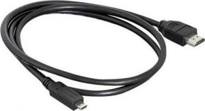 Kabel Delock HDMI Micro - HDMI 1m czarny (82661) 2