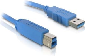 Kabel USB Delock USB-A - 1 m Niebieski (82580) 1