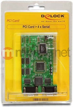 Kontroler Delock PCI - 4x Port szeregowy RS-232 DB9 (89046) 2