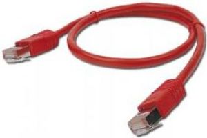 Gembird patch cord RJ45, osłonka zalewana, kat. 5e, FTP, 1m, czerwony PP22-1M/R 1