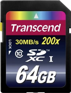 Karta Transcend 200x SDXC 64 GB Class 10  (TS64GSDXC10) 1