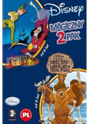 Disney 2pak - Mój brat niedźwiedź + Piotruś Pan Wielki Powrót PC 1