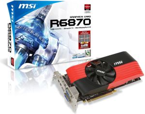 Karta graficzna MSI Radeon HD6870, 1GB DDR5 (256 Bit), HDMI, DVI-I, DVI-D, miniDP (R6870-2PM2D1GD5/OC) 1