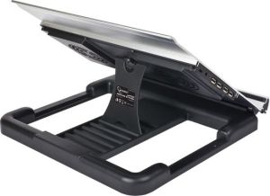 Podstawka chłodząca Gembird 2 wentylatory + HUB USB 4-PORT (NBS-4) 2