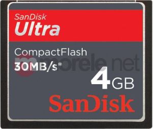 Karta SanDisk  (karta Compact Flash Ultra 4GB Class 4 (SDCFH-004G-U46)) 1