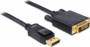 Kabel Delock DisplayPort - DVI-D 1m czarny (82590) 1