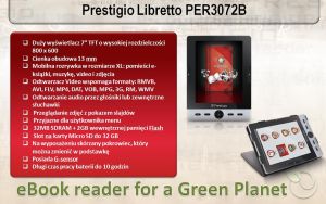 Czytnik Prestigio Libretto PER3072B + 460 lektur! 4