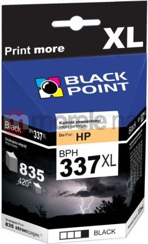 Tusz Black Point tusz BPH 337 XL (C9364EE nr 337) Black 1