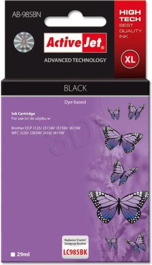 Tusz Activejet tusz AB-985BN / LC-985Bk (black) 1