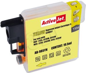 Tusz Activejet tusz AB-985YN / LC-985Y (yellow) 2