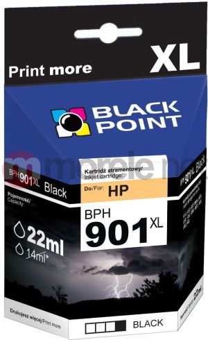 Tusz Black Point tusz BPH901XLBK (CC653AE nr 901Bk) Black 1