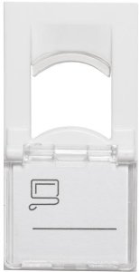 NetRack adapter 1M 1xkeystone z polem opisowym i osłoną (120-03) 1