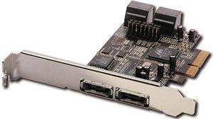 Kontroler Digitus PCIe x4 - 4x SATA II + 2x eSATA (DS-30104) 1