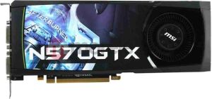 Karta graficzna MSI NVIDIA GF 570 GTX, 1280MB GDDR5 N570GTX-M2D12D5 2