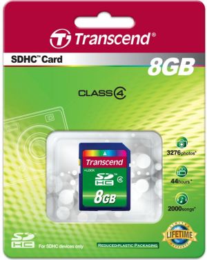 Karta Transcend SDHC 8 GB Class 4  (TS8GSDHC4) 2