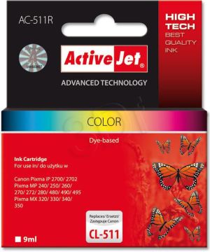 Tusz Activejet tusz AC-511R / CL-511 (color) 1