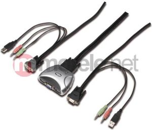 Przełącznik Digitus 2-Port USB Pocket KVM Switch DS-11402-1 2