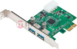Kontroler Gembird PCIe x1 - 2x USB 3.0 (UPC-30-2P) 1