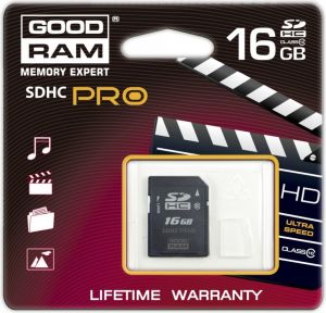 Karta GoodRam SDHC 16 GB Class 10  (SDC16GHC10PGRR9) 1