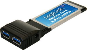 Kontroler LogiLink Karta Express Card 2 x USB3.0 1