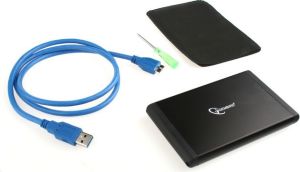 Kieszeń Gembird USB 3.0 na dysk HDD 2.5'' SATA, aluminiowa, czarna (EE2-U3S-1) 2