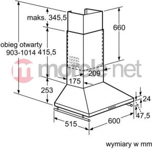 Okap Bosch DWW063461 2