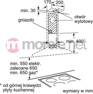 Okap Bosch DWW063461 5