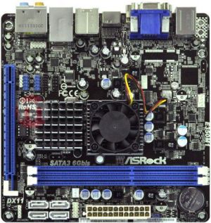Płyta główna ASRock E350M1 AMD A50M (CPU/PCX/VGA/DZW/GLAN/SATA3/DDR3) Mini-ITX (E350M1) 1