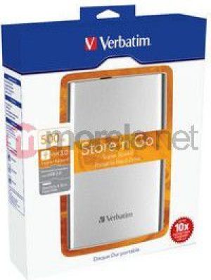 Dysk zewnętrzny HDD Verbatim HDD Store 'n' Go 500 GB Srebrny (53021) 3