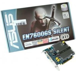 Karta graficzna Asus GeForce 7600 GS 256MB EN7600GSSILENT/HTD/256M/A 256MB 128BIT HDTV DVI 1