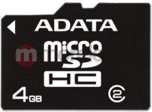 Karta ADATA MicroSDHC Class 4  (AUSDH4GCL4RA1) 1