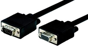 Kabel Manhattan D-Sub (VGA) - D-Sub (VGA) 4.5m czarny (317726) 1