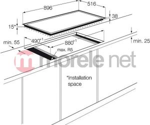Płyta grzewcza AEG HK 955070 XB 2