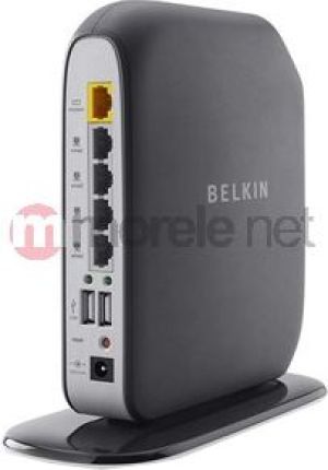 Router Belkin Play Max N600 HD Wireless Router 1xWAN, 4x Gigabit LAN, 2x USB 2.0 (F7D4301nv) 2