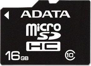Karta ADATA MicroSDHC 16 GB Class 10  (AUSDH16GCL10RA1) 1