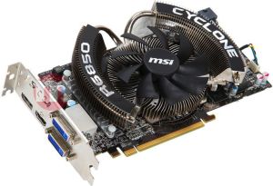 Karta graficzna MSI Radeon 6850 Cyclone ,1GB GDDR5 (256bit) PCI-E /DualDVI/HDMI/DP (R6850 Cyclone 1GD5 PE/OC) 1