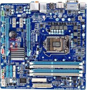 Płyta główna Gigabyte GA-H67M-UD2H-B3 Intel H67 LGA 1155 (2xPCX/VGA/DZW/GLAN/SATA3/RAID/DDR3/CROSSFIRE) mATX 1