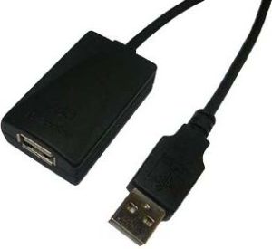 Kabel USB LogiLink USB-A - USB-A 5 m Czarny (UA0001A) 1
