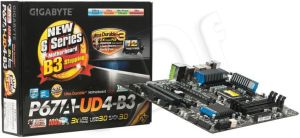 Płyta główna Gigabyte GA-P67A-UD4-B3 Intel P67 LGA 1155 (2xPCX/VGA/DZW/GLAN/SATA3/USB3/RAID/DDR3/SLI/CROSSFIRE) 3