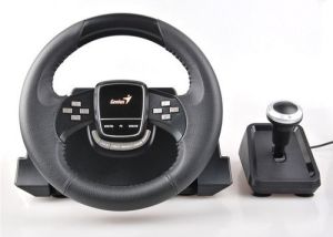 Kierownica Genius TwinWheel 900FF PC&PS3, forceFeedback, pedały, skrzynia biegów, skórzana , USB 2